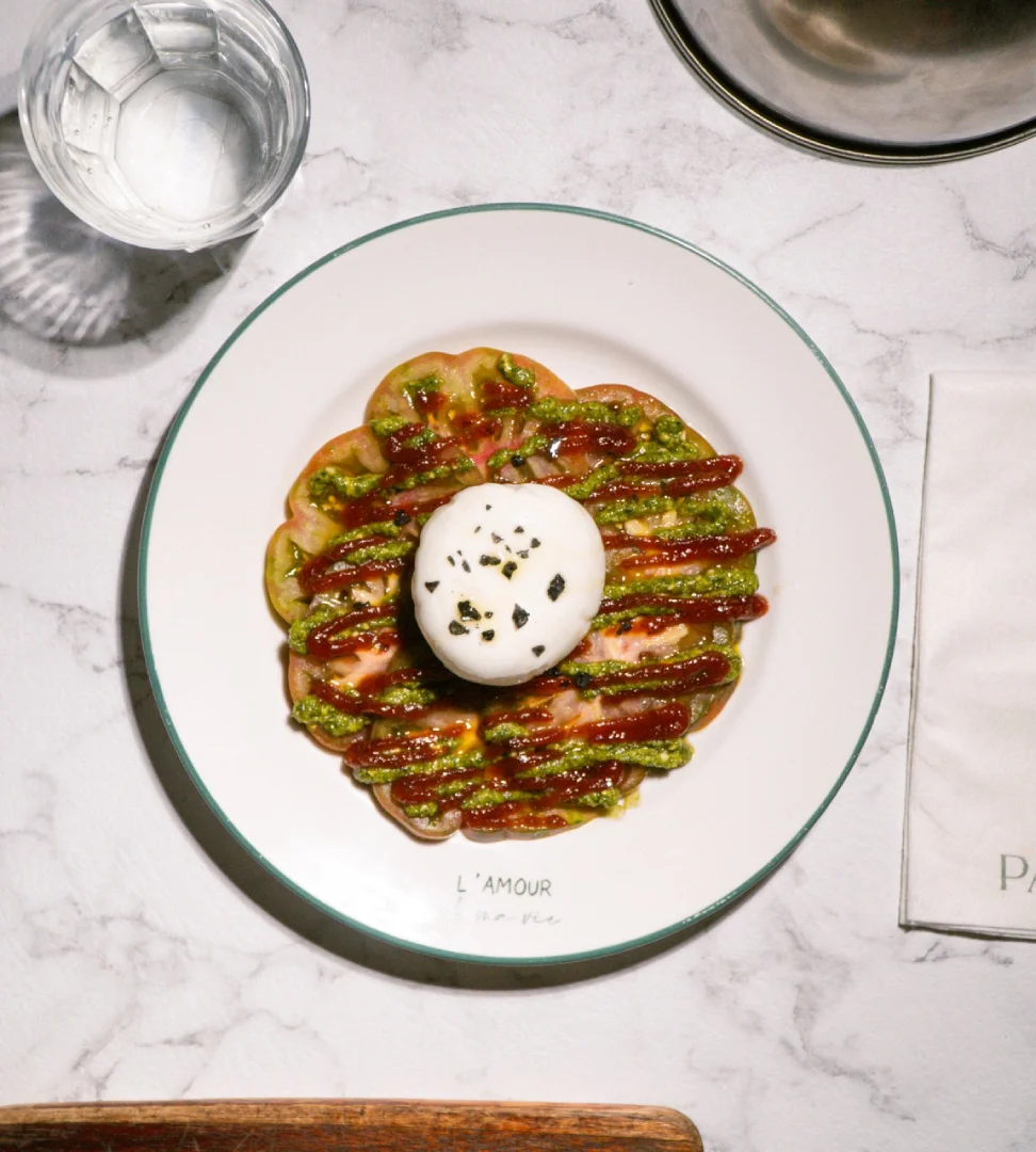 Creamy Burrata Salad with Almería Tomatoes.